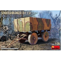 Miniart 1/35 Sonderanhanger Ost 1.5t German Cargo Trailer Plastic Model Kit