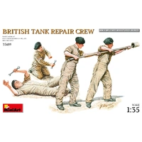 Miniart 1/35 British Tank Repair Crew Plastic Model Kit