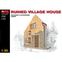 Miniart 1/35 Ruined Village House 35520 Plastic Model Kit