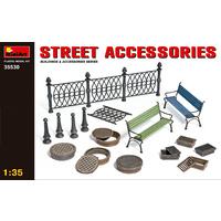 Miniart 1/35 Street Accessories 35530 Plastic Model Kit