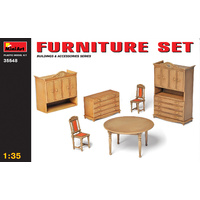 Miniart 1/35 Furniture Set 35548 Plastic Model Kit