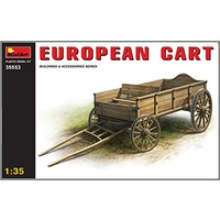 Miniart 1/35 European Cart 35553 Plastic Model Kit