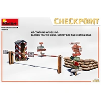Miniart 1/35 Checkpoint Plastic Model Kit