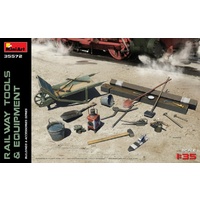 Miniart 1/35 Railway Tools & Equipment 35572 Plastic Model Kit
