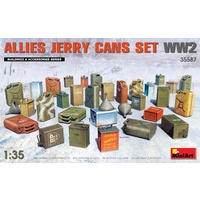 Miniart 1/35 Allies Jerry Cans Set WW2 35587 Plastic Model Kit