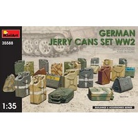 Miniart 1/35 German Jerry Cans Set WW2 35588 Plastic Model Kit