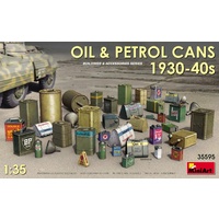 Miniart 1/35 Oil & Petrol Cans 1930-40s 35595 Plastic Model Kit