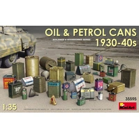 Miniart 1/35 Oil & Petrol Cans 1930-40s 35595 Plastic Model Kit
