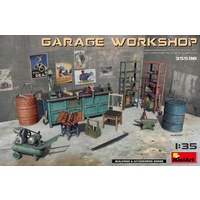 Miniart 1/35 Garage Workshop 35596 Plastic Model Kit