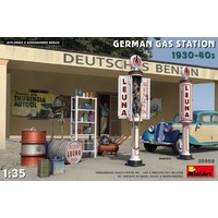 Miniart 1/35 German Gas Station 1930-40S 35598 Plastic Model Kit