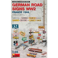 Miniart 1/35 German Road Signs WW2 (France 1944) 35600 Plastic Model Kit