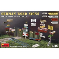 Miniart 1/35 German Road Signs WWII (Eastern Front Set 1) 35602 Plastic Model Kit