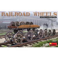 Miniart 1/35 Railroad Wheels 35607 Plastic Model Kit