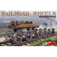 Miniart 1/35 Railroad Wheels 35607 Plastic Model Kit