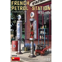 Miniart 1/35 French Petrol Station 1930-40S