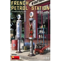 Miniart 1/35 French Petrol Station 1930-40S