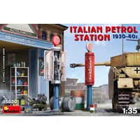 Miniart 1/35 Italian Petrol Station 1930-40s Plastic Model Kit