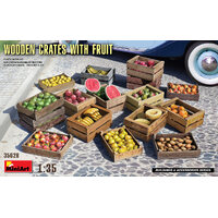MiniArt 1/35 Wooden Crates with Fruit Plastic Model Kit