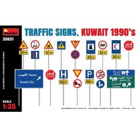 Miniart 1/35 Traffic Signs. Kuwait 1990's