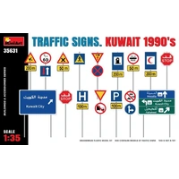 Miniart 1/35 Traffic Signs. Kuwait 1990's