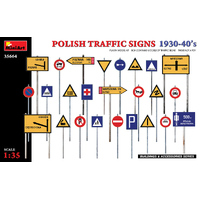 MiniArt 1/35 Polish Traffic Signs 1930-40s Plastic Model Kit