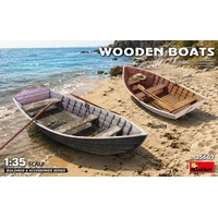 MiniArt 1/35 Wooden Boats Plastic Model Kit
