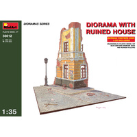 Miniart 1/35 Diorama w/Ruined House 36012 Plastic Model Kit