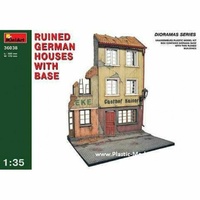 Miniart 1/35 Ruined German Houses w/ Base 36038 Plastic Model Kit