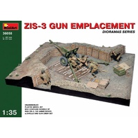 Miniart 1/35 ZIS-3 Gun Emplacement 36058 Plastic Model Kit