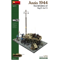 Miniart 1/35 Anzio 1944. Field Repairing of Stug.III Ausf.G Diorama Plastic Model Kit