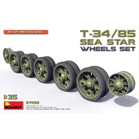 Miniart 1/35 T-34/85 Sea Star Wheels Set 37033 Plastic Model Kit