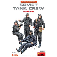 Miniart 1/35 Soviet Tank Crew 1960-70s 37037 Plastic Model Kit