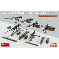 Miniart 1/35 U.S. Machine Gun Set 37047 Plastic Model Kit