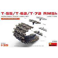 Miniart 1/35 T-55/T-62/T-72 RMSh Workable Track Links Set.Late Type 37052 Plastic Model Kit