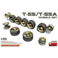 Miniart 1/35 T-55/T-55A Wheels Set 37058 Plastic Model Kit