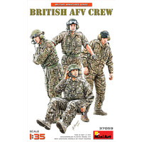 Miniart 1/35 British AFV Crew 37059 Plastic Model Kit