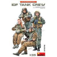 Miniart 1/35 IDF Tank Crew Plastic Model Kit 37076