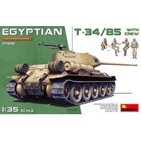 Miniart 1/35 Egyptian T-34/85 w/crew Plastic Model Kit