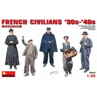Miniart 1/35 French Civilians 30-40th 38004 Plastic Model Kit