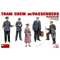 Miniart 1/35 Tram Crew with Passengers 38007 Plastic Model Kit