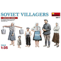 Miniart 1/35 Soviet Villagers 38011 Plastic Model Kit