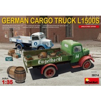 Miniart 1/35 German Cargo Truck L1500S Type 38014 Plastic Model Kit