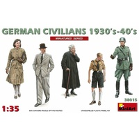 Miniart 1/35 German Civilians 1930-40s 38015 Plastic Model Kit