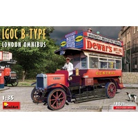 Miniart 1/35 LGOC B-Type London Omnibus 38021 Plastic Model Kit