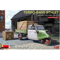 Miniart 1/35 Tempo A 400 Athlet 3-Wheel Delivery Truck Plastic Model Kit