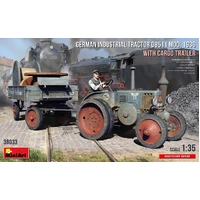 MiniArt 1/35 German Industrial Tractor D8511 Mod. 1936 with Cargo Trailer Plastic Model Kit