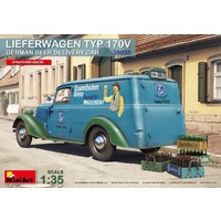 Miniart 1/35 Lieferwagen Typ 170V German Beer Delivery Car 38035 Plastic Model Kit