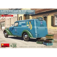 Miniart 1/35 Lieferwagen Typ 170V German Beer Delivery Car 38035 Plastic Model Kit