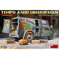 MiniArt 1/35 Tempo A400 Lieferwagen. Vegetable  Delivery Van Plastic Model Kit