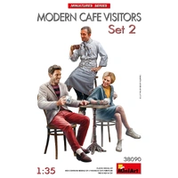 Miniart 1/35 Modern Cafe Visitors Set #2 Plastic Model Kit